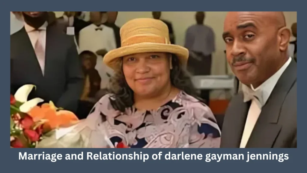 Marriage and Relationship of darlene gayman jennings