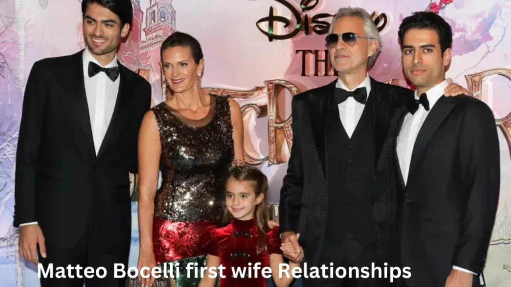 Matteo Bocelli first wife Relationships 