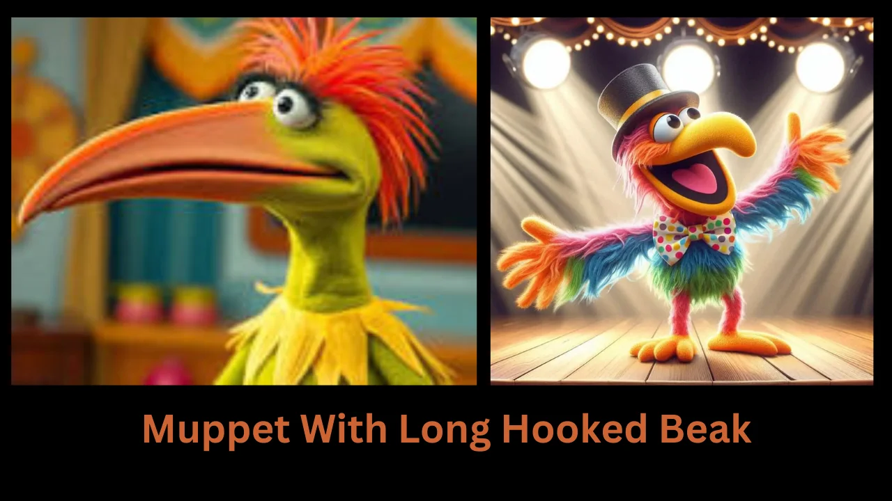 muppet with long hooked beak