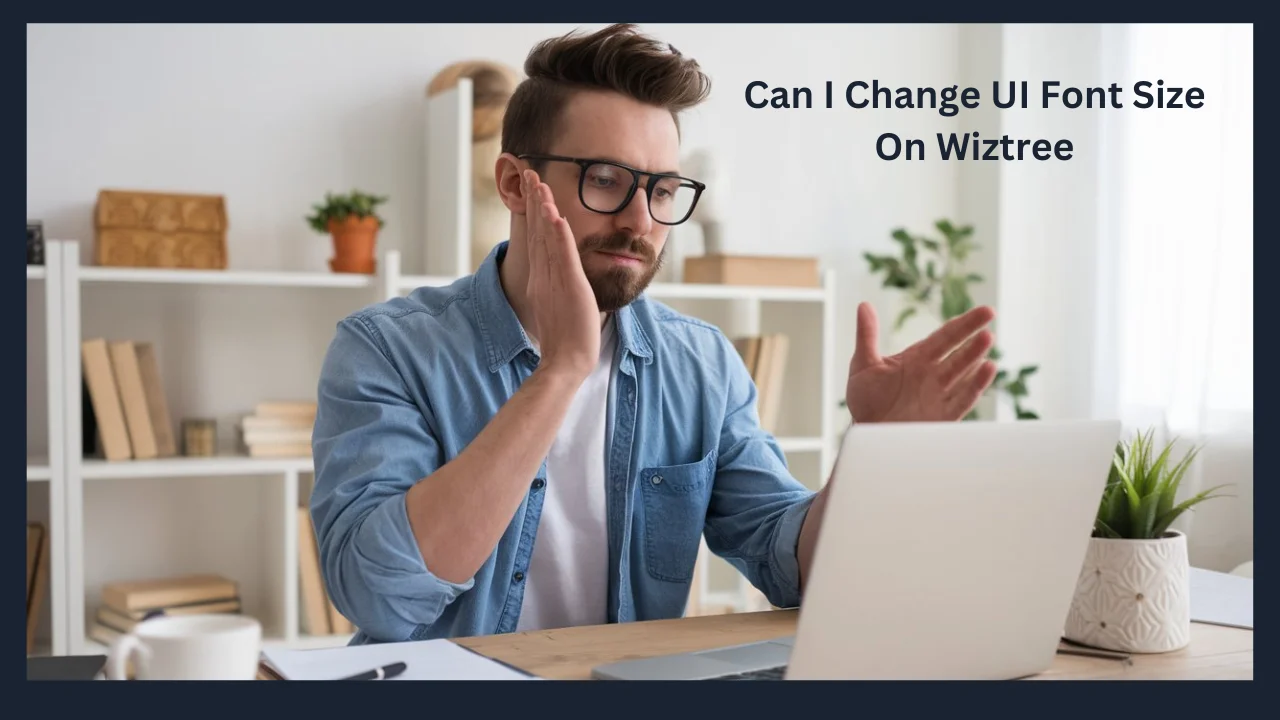 can i change ui font size on wiztree