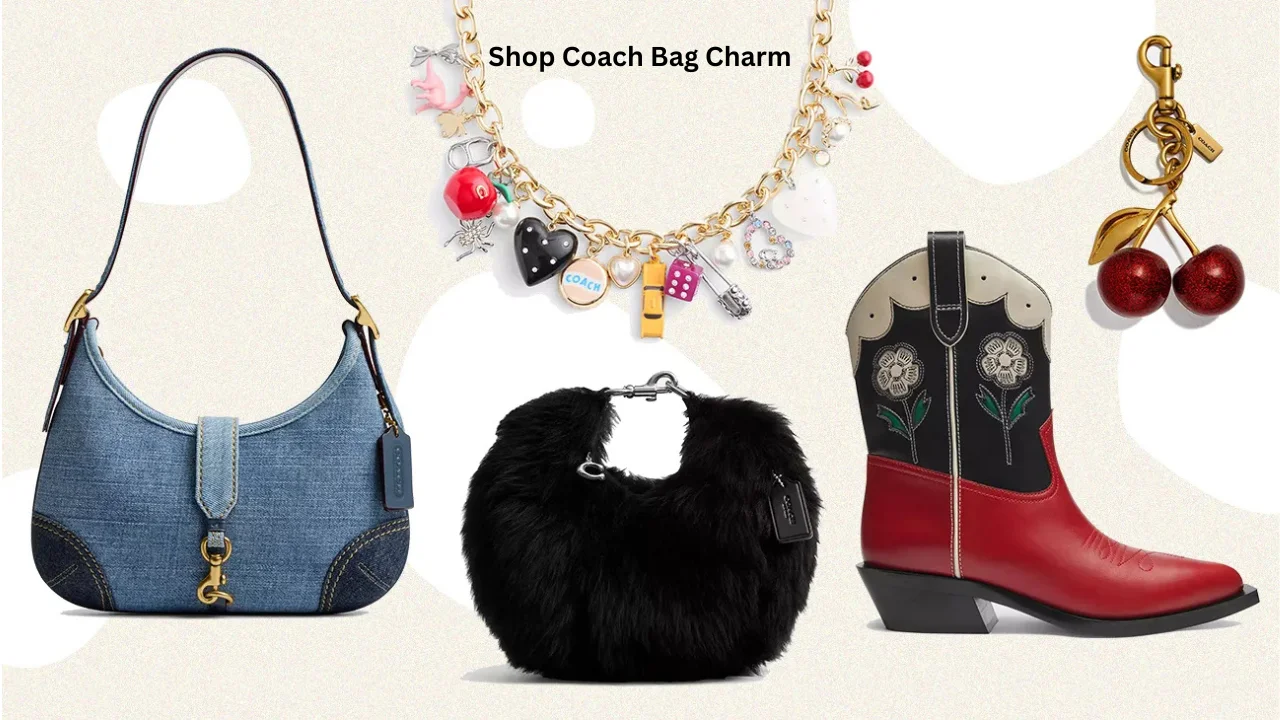 shop coach bag charm